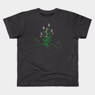 Mint flowers bouquet with ribbon Kids T-Shirt